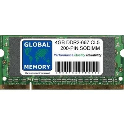Image de 4Go DDR2 667MHz PC2 5300 200 PIN SODIMM MÉMOIRE RAM pour Intel iMac (MI 2007)