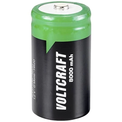 Image de VOLTCRAFT HR20 Pile Rechargeable LR20 (D) NiMH 8000 mAh 1.2 V 1 pc(s)