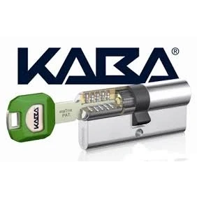 Image de Kaba Expert Barillet cylindre de haute sécurité en nickel avec 5 clés 30 x mm