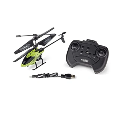Image de Carson 500507182 Starter Tyrann 230 IR 2Ch RTF vert hélicoptère, pour débutants, hélicoptère télécommandé, jouet intérieur