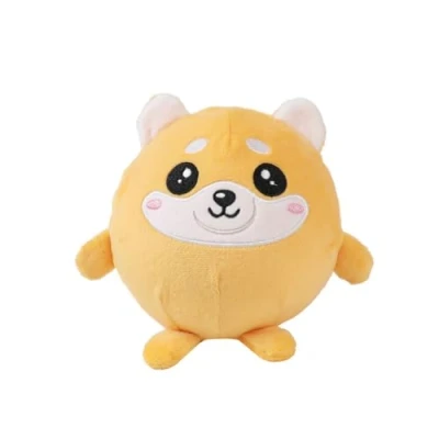 Image de I TOTAL® Coussin Doux Squishy en Mousse à Mémoire de Forme 14 cm diamètre, Pillow idéal comme Cadeau (Shiba)