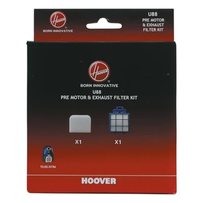 Image de Hoover U88 Kit Filtres pré moteur et de sortie pour aspirateur Telios Extra