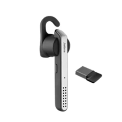 Image de Jabra Stealth UC™, Technologie Bluetooth, Téléphonie IP et mobile, Active Noise Cancellation, Commandes vocales, avec Nano dongle USB (version EU), certifié Microsoft