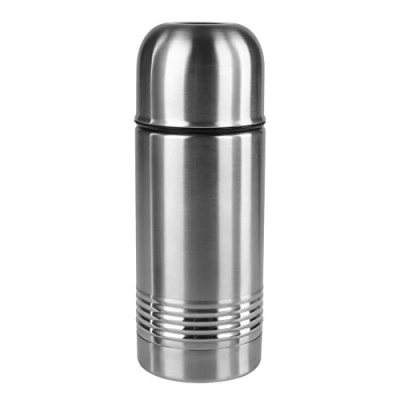 Image de Emsa 618351600 SENATOR Bouteille isotherme avec gobelet, fermeture Safe Loc, 350 ml, Acier inoxydable