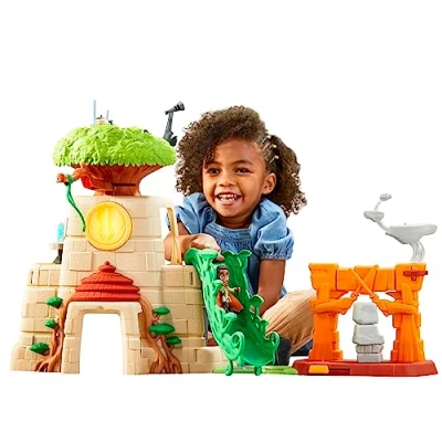 Image de Star Wars, Temple Jedi de Tenoo, coffret jeu Wars 51 cm haut avec figurines, jouets à partir 3 ans
