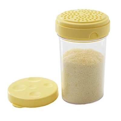 Image de Snips, Saupoudreuse à Fromage 0,30 LT, Conteneur Alimentaire Transparent et Jaune, Boîte Saupoudrer 8,5 x 14,50 cm, Made in Italy, 0% BPA e Phthalate Free
