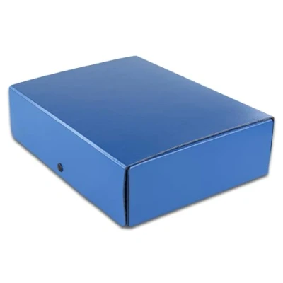 Image de Elba 400000992 Porte documents avec fermeture par bouton pression (Capacité : 1 cm pour environ 80 pages 3 rabats Label Noir Format DIN A4 Capacité : 8 cm, 780 bleu