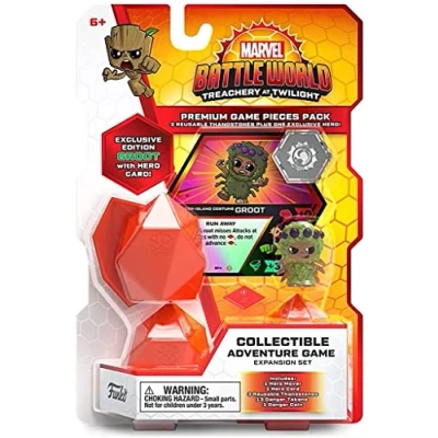 Image de Marvel Battleworld : Treachery at Twilight Pack de Jeu d&#039;aventure à Collectionner avec Spider Island Groot (Pierres Thanostone réutilisables) Idéal pour Les Enfants 6 Ans et Plus