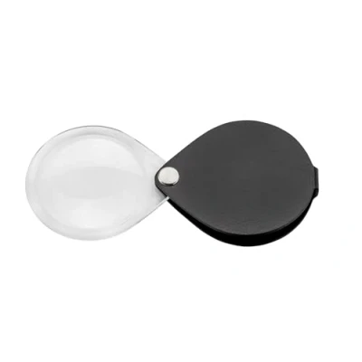 Image de Eschenbach Lente d&#039;ingrandimento rotonda pieghevole da 60 mm, 3,5X Con custodia in Pelle
