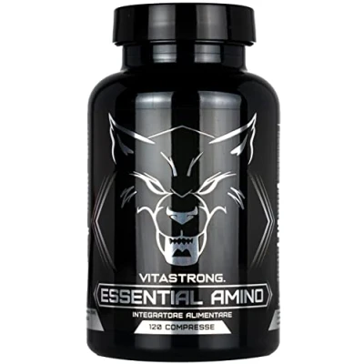 Image de EAA Acides Aminés Essentiels Vitastrong, Tous les 8 (avec BCAA), Acide Aminé en Comprimés, Complément Sportif pour le Développement Musculaire et la Récupération, Qualité Premium