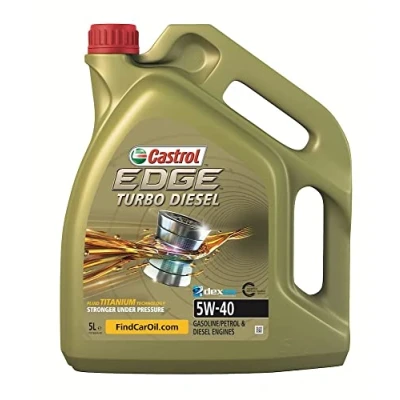 Image de Castrol EDGE Turbo Diesel Huile Moteur 5W 40 5L (Etiquette allemande)
