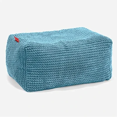 Image de Lounge Pug, Pouf Repose Pied, Pompon Mer Égée