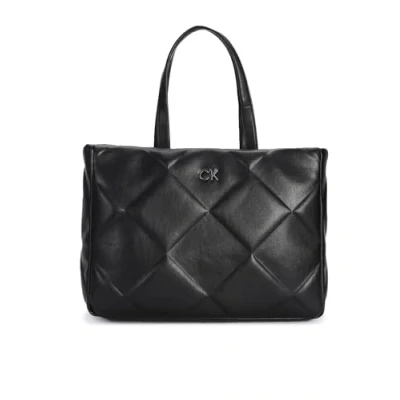 Image de Calvin Klein Relock Quilt TOTE Cabas, Femme, Taille: One Size, Ck black
