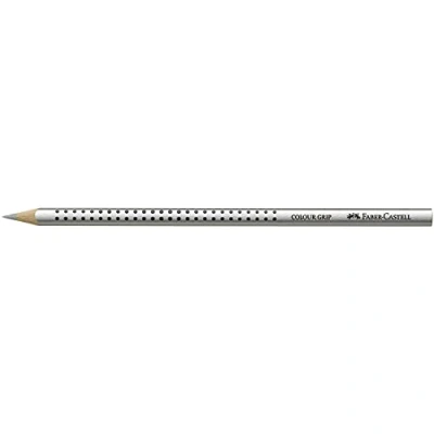 Image de Faber Castell 112401 Crayon de Couleur Colour Grip, 112482, Argent, 1 Count (Pack of 1)