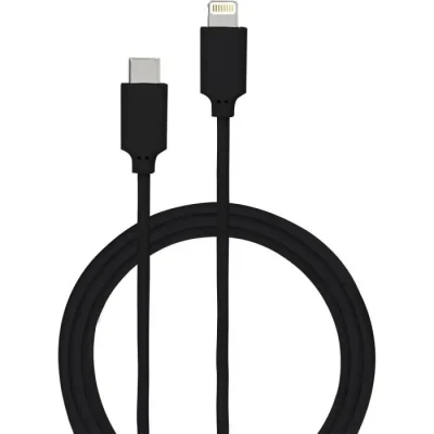 Image de Câble Lightning MFI Type C 2m 3A Noir