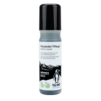 Image de biped soin daim rafraîchissement et imprégnation couleur stick nubuck velours avec applicateur éponge 75 ml z2790 (noir)
