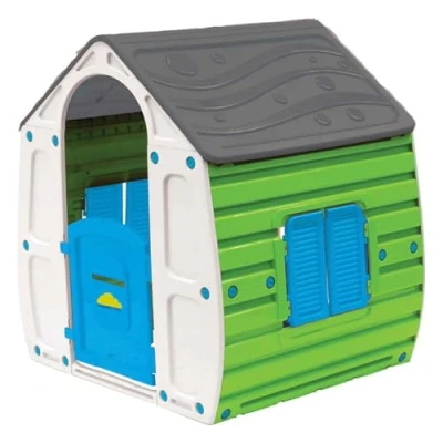 Image de PARADISO Maison Cabane de Jeu, T02527, Gris, Bleu, Vert