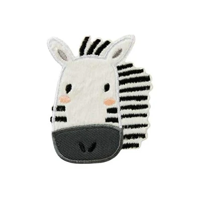 Image de Mono Quick Patch ecusson thermocollant Zoo Animaux Zébré 6,0 x 7,5 cm