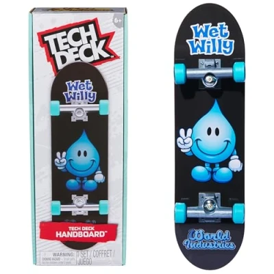 Image de TECH DECK, World Industries Handboard ; mini skateboards authentiques, jouets pour enfants garçons et filles, à partir de 6 ans (utilisation manuelle uniquement)