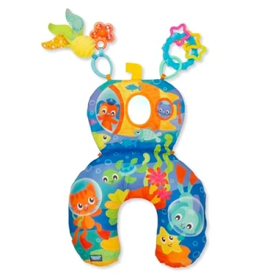 Image de Playgro Cousin d&#039;éveil Ocean Adventure Tummy Pillow Amusant et Soutien pour Les bébés à partir de 0 Mois