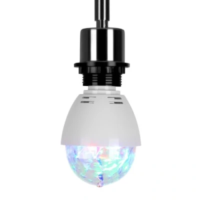 Image de Ibiza Astro Mini Effet de lumière rotatif à 4 LED RVB (Rouge/Vert/Bleu/Jaune)