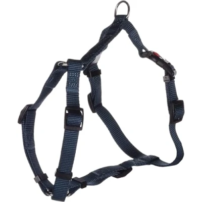 Image de Flamingo Harnais pour Chien H Ziggi Bleu foncé XS Réglable en continu avec Anneau Attacher Une Laisse Boucle à clic et Bouton de sécurité
