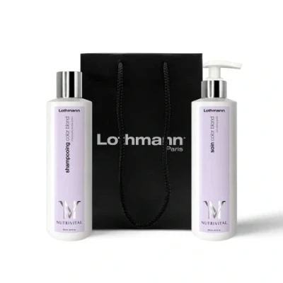 Image de Lothmann Paris Coffret Routine Duo Shampooing 250ml + Soin Color Blond Cheveux Blonds