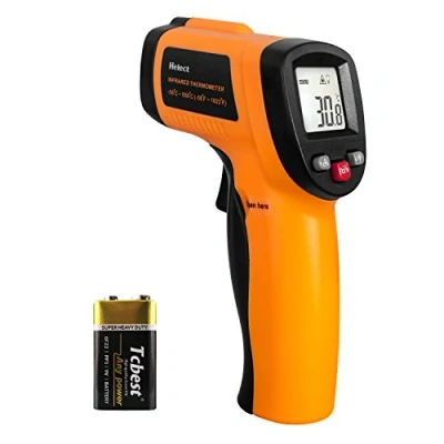 Image de Helect Thermomètre Infrarouge, Sans Contact Laser Infrarouge de 50C à 550C, Ecran LCD Rétroéclairé (Pas pour l&#039;homme)