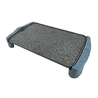 Image de Jata GR600AM Plancha à rôtir antiadhésive, résistante aux rayures, 2500 W, dimensions 46 x 28 cm, résistance en forme M, fabriquée Espagne, facile nettoyer, plateau récupérateur
