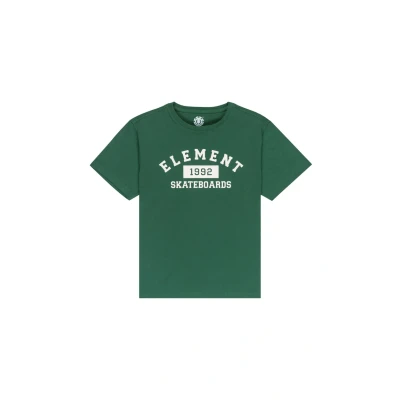 Image de Element Home Team Y T Shirt à Manches Courtes Garçon Enfant 8 16 Ans Vert.