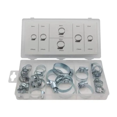 Image de Jeu de colliers serrage PEREL HAS04 Acier Collier à bande perforée Simple