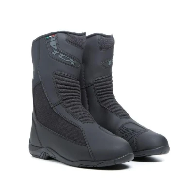 Image de TCX Explorer 4 Gore Tex, Bottes pour Hommes, de Randonnée avec Membrane Tex Imperméable et Respirante, Tige en Microfibre, Fermeture Latérale Zip Elastique Velcro, Noir