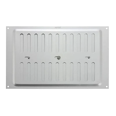 Image de MAP Hardware 936 31 Évents réglables en métal, argenté, 9 po x 6