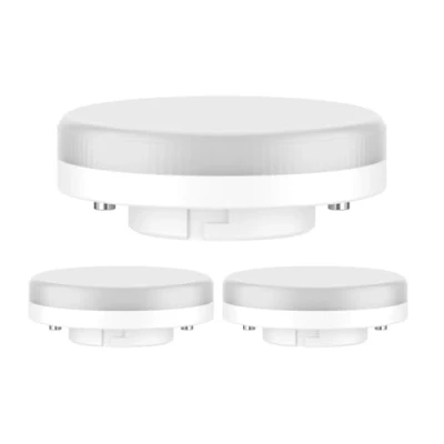 Image de ledscom.de 3 ampoules LED GX53, blanches (4000 K), 6,4 W, 560lm, 97, mates