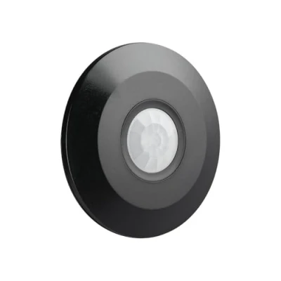 Image de Détecteur de Mouvement PIR Infrarouge Slim IP20 Plafond 360 Black VT 5087