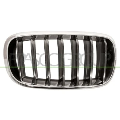 Image de BLIC 6502 07 00969922P Calandre avant droite chrome, noir BMW: X5, X6