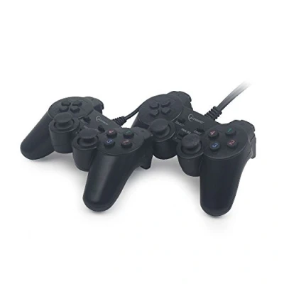 Image de Gembird JPD UDV2 01 accessoire de jeux vidéo Noir USB 2.0 Manette jeu Analogique/Numérique PC Neuf
