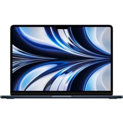 Image de 2022 Apple MacBook Air avec M2 chip 8 core GPU (13 pouces, 8Go RAM, 256Go SSD) (QWERTY English) Minuit (Reconditionné)
