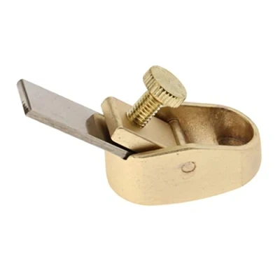 Image de oshhni MICRO LAITON RACLEUR AVION VIOLON de TRAVAIL DU BOIS FABRIQUANT UN MINI DÉTAIL HOBBY CRAFT Doré XS