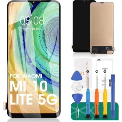 Image de TFT for Xiaomi Mi 10 Lite 5G LCD Display Repair Kits Écran tactile Digitizer Assemblée Remplacement pour de (Pas Fonction d&#039;empreintes
