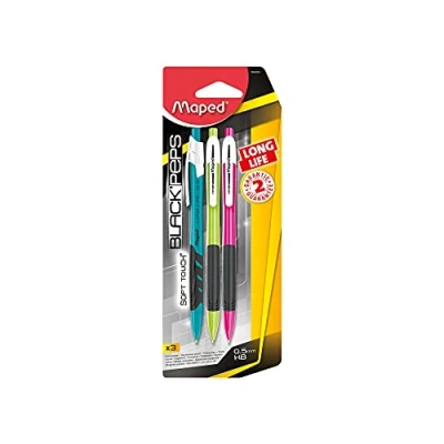 Image de Maped Lot de 3 porte mines longue durée vie 0,5 mm
