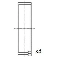 Image de FAI AutoParts BB2031 STD Coussinets De Vilebrequin VOLKSWAGEN: Golf 3, 4, Transporter AUDI: A3 3/5 portes, A4 B5 Berline, Avant