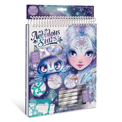 Image de Nebulous Stars Zentangle Black Pages Creative Sketchbook Eclipsia, Multi, NS11121