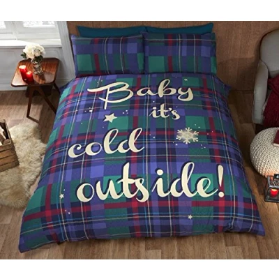 Image de Rapport Baby It&#039;s Cold Outside Bedding, Polycoton, Bleu, Simple