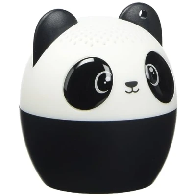 Image de Legami Mini Haut Parleur et sans Fil, Augmentez Le Volume, Ø 4,3 cm, Extérieur en Caoutchouc, Intérieur Plastique, Thème Panda, Prenez Un Selfie à Distance