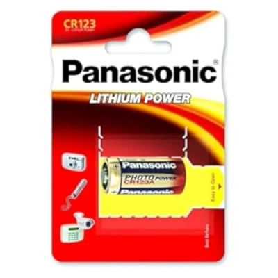 Image de Panasonic Pile Lithium Power CR123 (1 PCE)