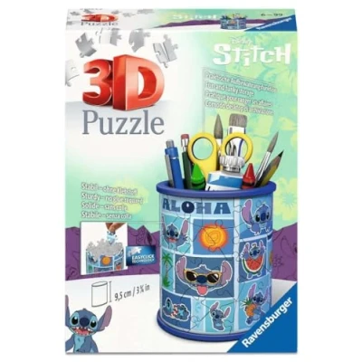 Image de Ravensburger Puzzle 3D Pot à Crayons Stitch A partir de 6 Ans 54 pièces numérotées Assembler sans Colle Accessoires Inclus Hauteur 9,5 cm 11642