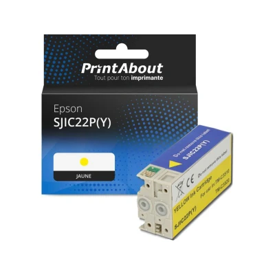 Image de Cartouche compatible Epson SJIC22P(Y) Jaune