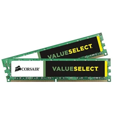 Image de Corsair CMV8GX3M2A1333C9 Value Select 8GB (2x4GB) DDR3 1333 Mhz CL9 Mémoire pour ordinateur de bureau