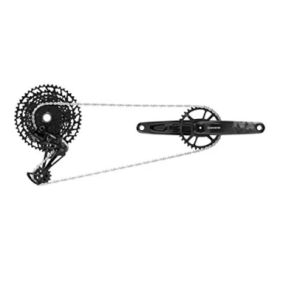 Image de Sram Mixte Nx Aigle Dub Groupe Transmission (Der Arrière, Trigger Shifter W Clamp, Pédalier 12s Dm 32t X Groupset, Noir, 170mm EU